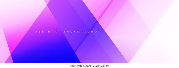 Blue and pink geometric abstract background. Vector illustration banner design.