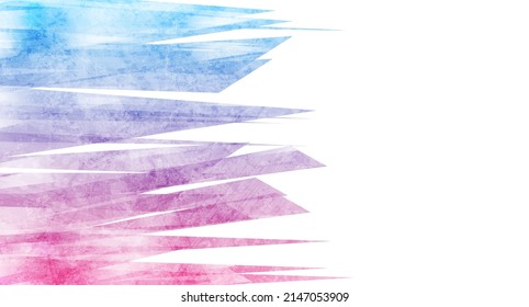 Blue pink geometric abstract tech grunge background. Vector design