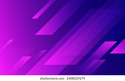 Blue and pink geometric background. Dynamic shapes composition. Vector illustration