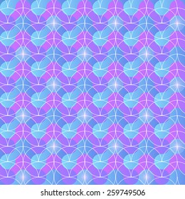 Blue, pink geometric seamless pattern. Pool. Digital background vector illustration. 