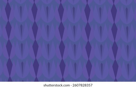 Blue and Pink Geometric Seamless Pattern with Stripes and Vintage Vibes