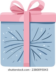 A blue and pink gift box with glossy finish adds a touch of luxury, making it perfect for birthdays, anniversaries, or holiday celebrations.