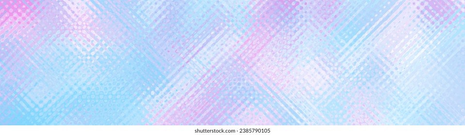 Blue and pink glass vector background. Christmas illustration. Frozen glass texture. Cold. Snow. Template for design. Stained glass window. Grunge surface. Holiday backdrop.