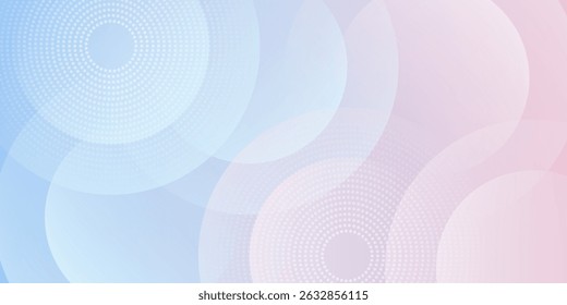 blue and pink gradation.abstract frame background.colorful.minimalist.circle effect style.eps 10