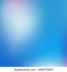 Blue and pink gradient. Abstract blue background. Colorful light design. Soft blurred backdrop. Colorful mesh background. Abstract modern style. Plain mesh illustration. Multicolor smooth background.