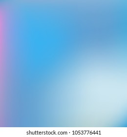 Blue and pink gradient. Abstract blue background. Colorful light design. Soft blurred backdrop. Colorful mesh background. Abstract modern style. Plain mesh illustration. Multicolor smooth background.