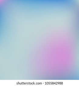 Blue and pink gradient. Abstract blue background. Colorful light design. Soft blurred backdrop. Colorful mesh background. Abstract modern style. Plain mesh illustration. Multicolor smooth background.