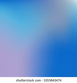 Blue and pink gradient. Abstract blue background. Colorful light design. Soft blurred backdrop. Colorful mesh background. Abstract modern style. Plain mesh illustration. Multicolor smooth background.