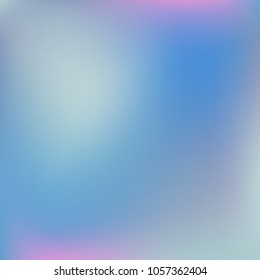 Blue and pink gradient. Abstract blue background. Colorful light design. Soft blurred backdrop. Colorful mesh background. Abstract modern style. Plain mesh illustration. Multicolor smooth background.