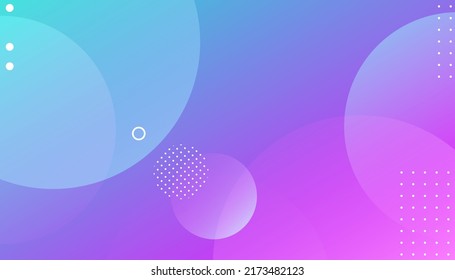 Blue and pink gradient geometric background. Dynamic shapes composition and elements. Modern design in Eps10 vector illustration