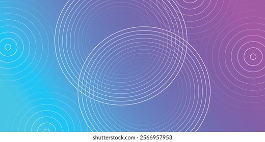 blue and pink gradient geometric shape background