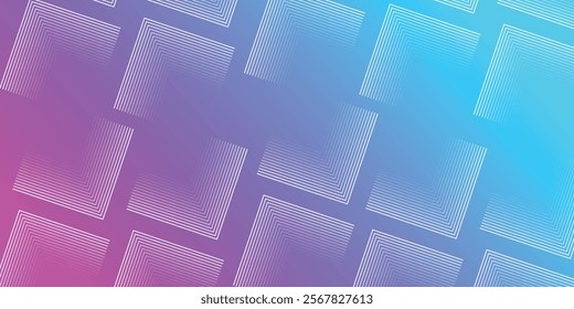 blue and pink gradient geometric shape background