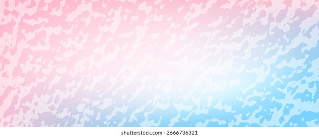 Azul rosa degradado del cielo del arco iris. Gradación rosa Abstractas, fondo abstracto de la primavera con los puntos, los rasguños y los rasguños, cielo pastel del gradiente del arco iris