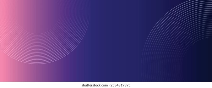 Blue and pink gradient vector background, featuring subtle circular line patterns. Blue and Pink vector background with digital modern texture. Minimal vector background in blue and pink color.