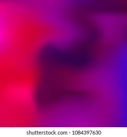 Blue, pink holographic background. Foil colorful texture. Abstract soft pastel colors backdrop. Trendy creative vector cosmic gradient. Vibrant print illustration. Creative neon template for banner.