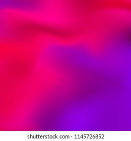 Blue, pink holographic background. Foil colorful texture. Abstract soft pastel colors backdrop. Trendy creative vector cosmic gradient. Vibrant print illustration. Creative neon template for banner.