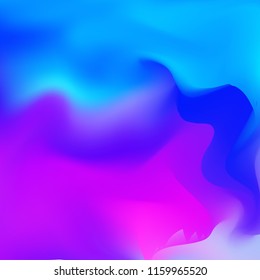 Blue, pink holographic background. Foil colorful texture. Abstract soft pastel colors backdrop. Trendy creative vector cosmic gradient. Vibrant print illustration. Creative neon template for banner.