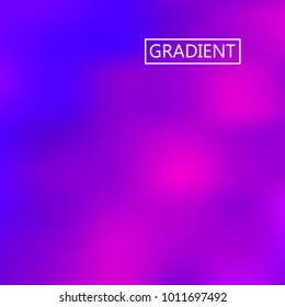 Blue, pink iridescent holographic background. Foil rainbow texture. Abstract soft pastel colors backdrop. Trendy creative vector cosmic gradient. Vibrant print illustration. Creative neon template.