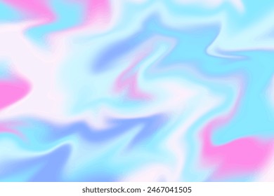 Blue And Pink Marble Ink Texture Abstract Background. Summer And Spring Banner. Vector Illustration. Wallpaper