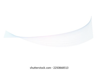 Blue and pink pastel wave background. Vector illustration.