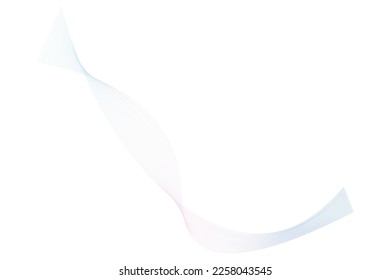 Blue and pink pastel wave background. Vector illustration.