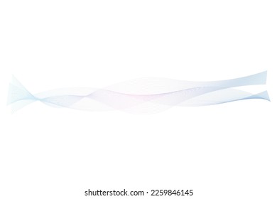 Blue and pink pastel wave background. Vector illustration.