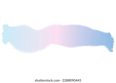 Blue and pink pastel wave fur background. Vector illustration.