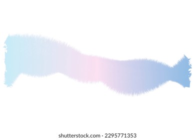 Blue and pink pastel wave fur background. Vector illustration.