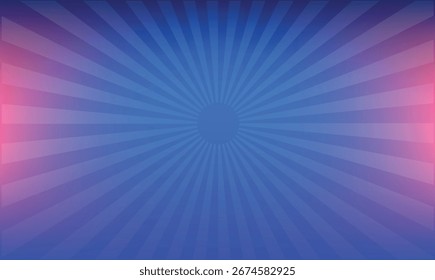 Blue pink rays abstract background, social media, post design background, restaurant background, High resolution, social media background, vector, Landscape.
