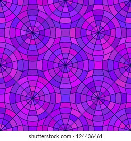 Blue - pink seamless mosaic pattern