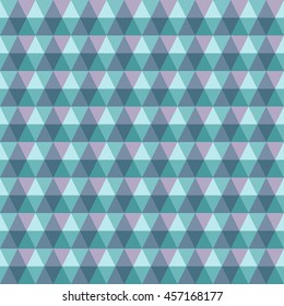 Blue and pink seamless pattern abstract geometric pixel mosaic tile background