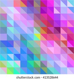 Blue pink triangle grid background