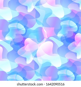 Blue and pink watercolor paint abstract background. Vector stock  illustration for card