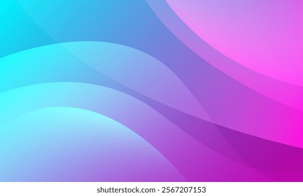 Blue pink wavy abstract background. Eps10 vector