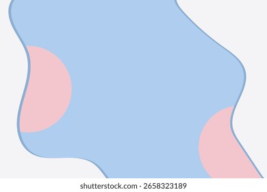 fundo abstrato azul, rosa e branco. Um plano de fundo abstrato e elegante com gradientes suaves, curvas suaves e transições de cores dinâmicas. Perfeito para uso em projetos digitais, sites