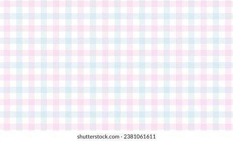 Blue pink and white checkered pattern