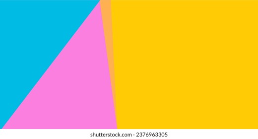 vector de fondo azul, rosa y amarillo. fondo simple de pila de papel vectorial. fondo moderno.

