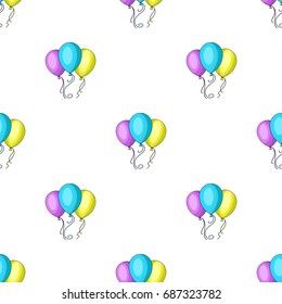 Blue pink and yellow balloons for children. Children's toys in the amusement park.Amusement park single icon in cartoon style vector symbol stock illustration.