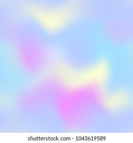 Blue pink yellow gradient mesh. Abstract square vector background. Pastel color gradient seamless pattern. Candy color palette. Seamless tile background. Blurry color abstraction. Iridescent backdrop