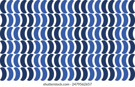 blue pipes, Blue tone moon repeat pattern on white background, replete image, design for fabric printing, Nursery Cute wall, vertical column