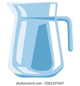 Blue pitcher for kitchen menus, recipe cards, food blogs, and restaurant branding with a cozy and inviting feel.