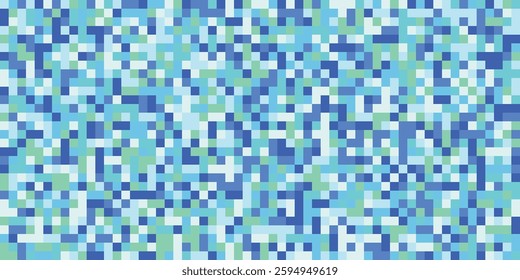Blue Pixel Abstract Background for business