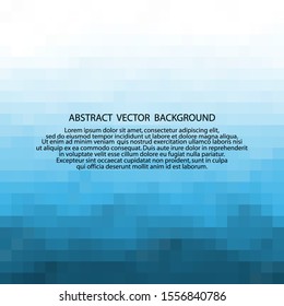 Blue pixel abstract background. squares. presentation template