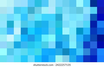 Blue pixel abstract background. Abstract blue technology check pattern background. 