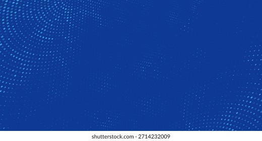 Blue pixel background. Abstract digital pattern with square elements grid.