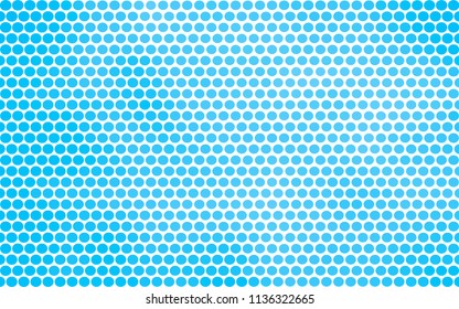 Blue pixel background circles. Vintage color, great design for any purposes. Blue mosaic texture. Decoration mosaic tile. Color halftone background. Vector aqua halftone. Pixel azure game background.