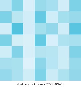 Blue pixel background. Geometric background. Banner. Sample.
