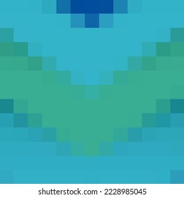 Blue pixel background. Geometric background. Banner. Sample.