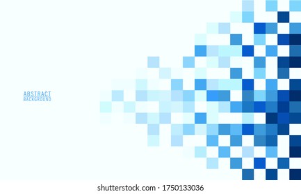 blue pixel background,abstract pixel background