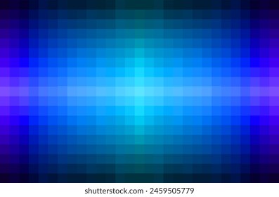 Fondo abstracto cuadrado de píxel azul